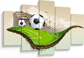 Tablou - Teren de fotbal (150x105 cm)