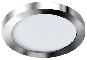 Spot LED pentru baie incastrat IP44 Slim 9 round 3000K crom