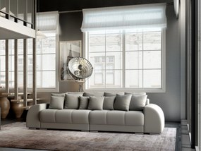 Canapea extensibilă dumonde cu 2 lăzi de depozitare si sezut confortabil din spuma high-density, Verona Royal Grey 310x100 cm