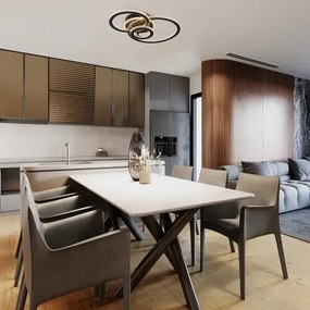 Plafoniera LED cu telecomanda Maziar