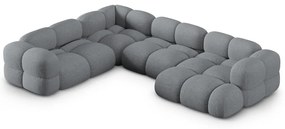 Colțar gri (cu colț pe partea stângă/în formă de "U") Loretto – Cosmopolitan Design