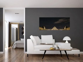 Tablou - Louvre nocturn (120x50 cm)