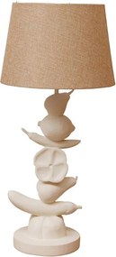 Lampa de masa, cu abajur din bumbac, Mika
