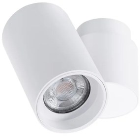 Spot modern directionabil aplicat tavan/plafon MAKALU 1 GU10 alb