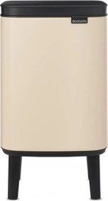Cos de gunoi Brabantia Bo Small Hi 1010460, 4 l, Deschidere lina si silentioasa, Baza antiderapanta, Bej