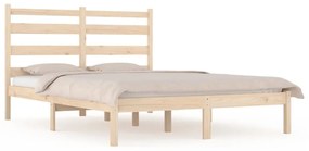 3103643 vidaXL Cadru de pat, 120x200 cm, lemn masiv de pin