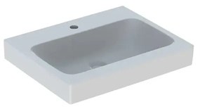 Lavoar pe mobilier Geberit Icon 60 cm cu orificiu baterie centrat fara orificiu preaplin