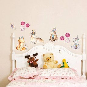 Autocolant de perete Ambiance Cute Forest Animals