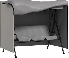 Outsunny Husă de protecție pentru balansoar Hollywood, rezistentă la rupere, impermeabilă, anti-praf, poliester, 177 x 114 x 152 cm, Gri | Aosom Romania