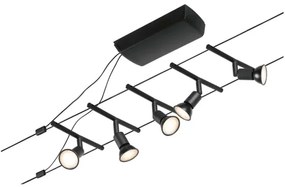 Paulmann 94446 - Set 5x GU5,3/10W spot SALT 230V negru