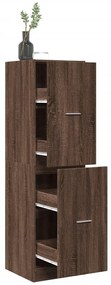 vidaXL Dulap de farmacie, stejar maro, 40x41x144,5 cm, lemn prelucrat