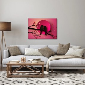 Tablou - Păsări îndrăgostite (70x50 cm)