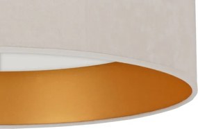 Brilagi - Abajur de schimb universal VELVET, Ø 30 cm, crem/auriu