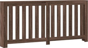 vidaXL Mască de calorifer, stejar maro, 175x20x82 cm, lemn prelucrat