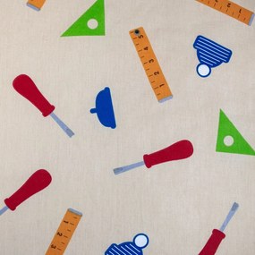 Lenjerie de pat pentru copii din bumbac pentru pat de o persoană 140x200 cm Pat a Mat – Jerry Fabrics