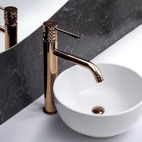 Baterie pentru lavoar Rea Lungo Diamond Copper High