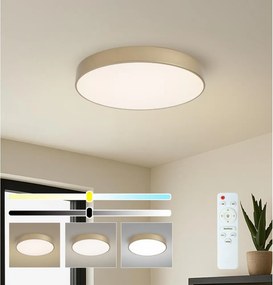Brilagi - Plafonieră LED reglabilă POOL LED/60W/230V Ø 50 cm aurie + telecomandă
