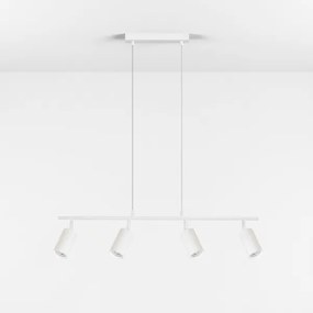 BRILAGI - Candelabru suspendat pe cablu SELE 4xGU10/30W/230V, alb
