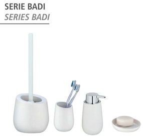 Dozator din ceramică pentru săpun Wenko Badi, alb