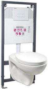 Set rezervor WC montat pe perete Doris Pacific WH