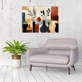 Tablou - Vaze cubiste (70x50 cm)