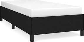 vidaXL Cadru de pat fără saltea țesătură neagră 80x200 cm