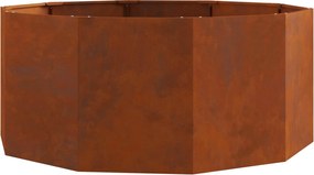 vidaXL Jardinieră Ruginit 120 x 120 x 50 cm