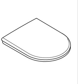 GROHE ESSENCE 39577001 - Capac WC din Duroplast, alb