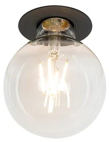 Spotlight inteligent încastrat negru incl. bec WiFi G95 - Insight