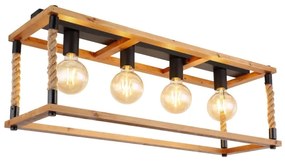 Plafonieră Globo 15691-4D VERNON 4xE27/60W/230V