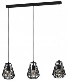 Suspensie vintage 3 becuri E27 STYPE 43693 Eglo