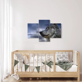 Tablou - Cap de lup (90x60 cm)
