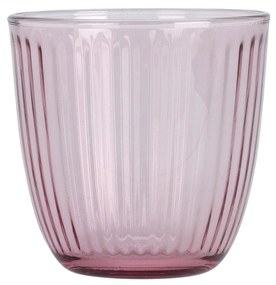 Pahar Blush din sticla, roz, 295 ml