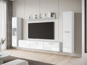 Mobilier living Ikinra XL (Alb + lucios Alb) . 1104555