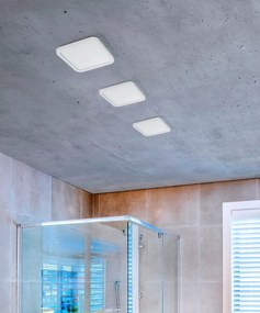 Spot LED pentru baie incastrat IP44 Slim 9 square 3000K negru