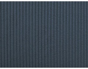 Taburet modular albastru închis cu tapițerie din catifea reiată Nihad modular – Bobochic Paris