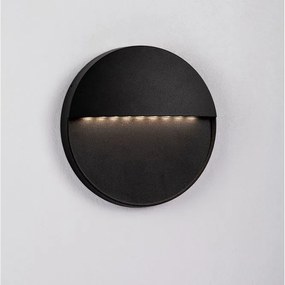 Spot LED aplicat iluminat scari exterior RODIX negru IP54