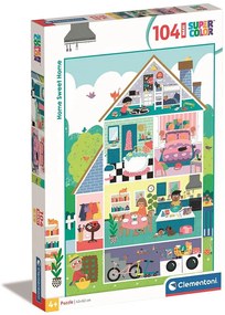 Colorat Sweet Puzzle Maxi Home 104 de piese Clementoni