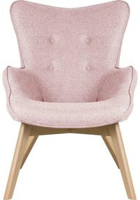 Fotoliu roz deschis Niko – Ropez