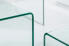 Set de 3 masute din sticla design modern Fantome