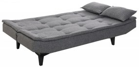 Set Canapea si Fotoliu Extensibilă Santo - S, Gri Inchis