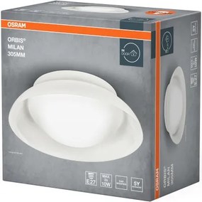 Osram - Plafonieră ORBIS MILAN, 2x E27, 10 W, 230 V, Ø 30,5 cm, maro