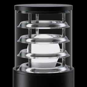 Stalp mic de exterior cu protectie IP54, Bronx negru