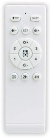 Plafoniera LED cu ventilator, 10W, 750lm, lumina calda/neutra/rece 3000-6500K, IP20, neagra, Globo