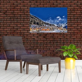 Tablou - Orășel de munte (90x60 cm)