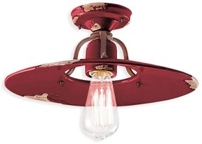 Plafoniera design retro realizata manual din ceramica COUNTRY, 40cm