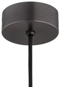 Lustra suspendata din Sticla, Chihlimbar, Metal, Titan, SACRAMENTO
