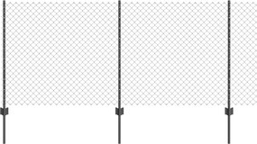 vidaXL Gard cu Stâlp Gri 1 x 25 m Oțel și PVC