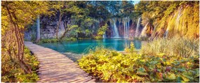 Tablou - Lacurile Plitvice, Croația (120x50 cm)