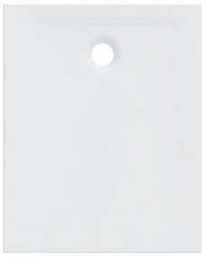 Cadita de dus dreptunghiulara Geberit Nemea acril alb mat 100x80 cm